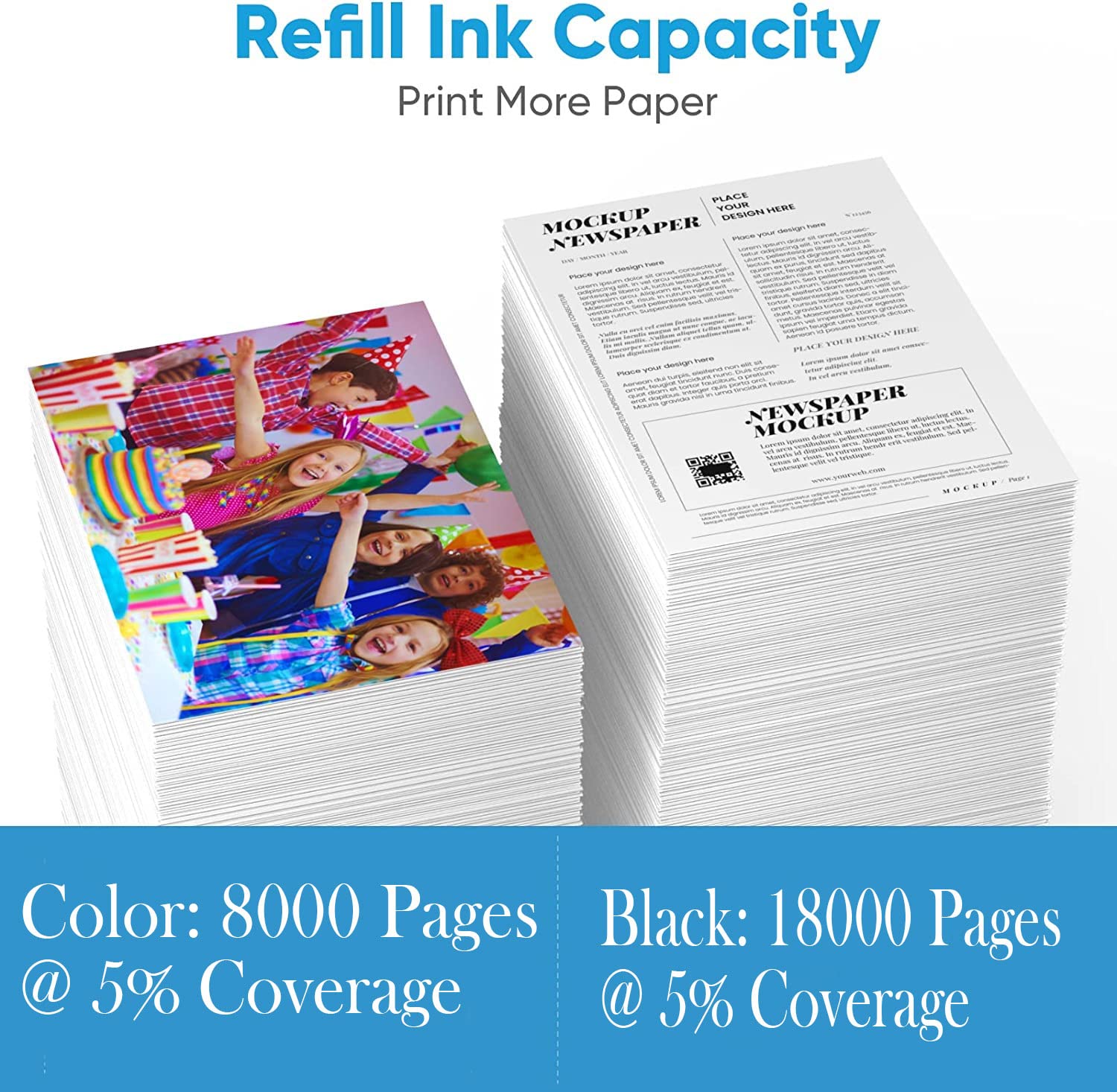 GOOD ONE GT51/GT52 Compatible Refill Ink for HP GT 310, 315, 319, 415, 419, 410, 5810, 5820, 5821 (CYMB) 1