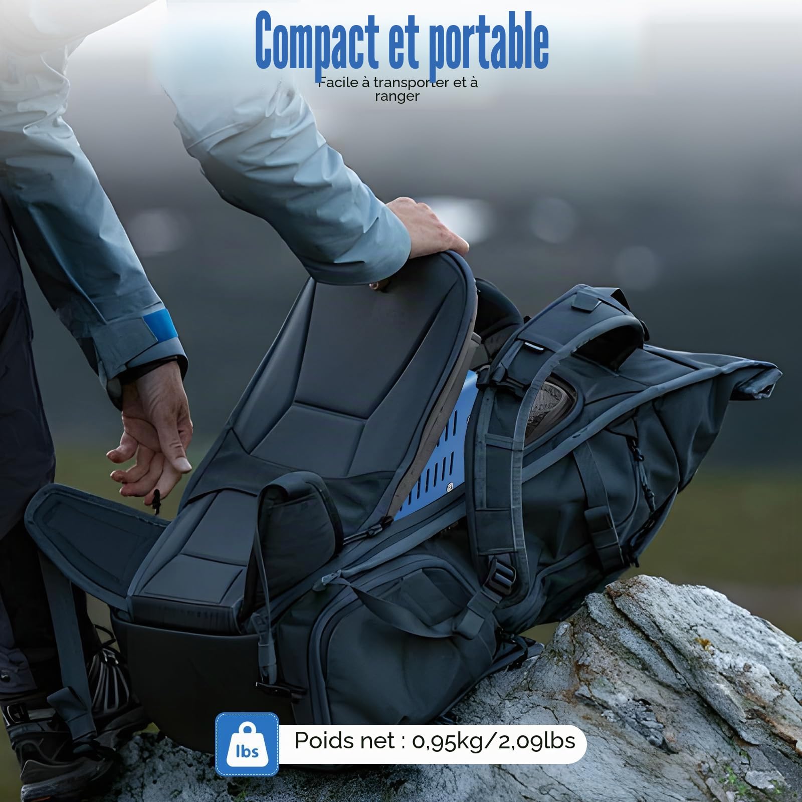 Générateur à manivelle 20W | Générateur de secours portable USB | Générateur manuel Chargeur | Alimentation manuelle Chargeur d'urgence | Générateurs à manivelle pour camping et communication