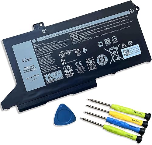 WY9DX - Batería para portátil compatible con Dell Latitude 5420 5520 Precision 15 3560 Series Laptop RJ40G 01K2CF 075X16 0WK3F1 0M3KCN 005R42 11.4V