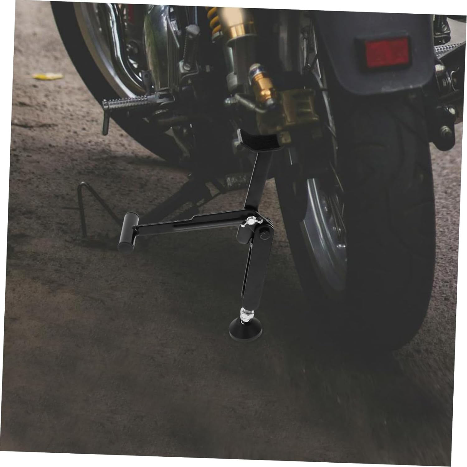 Motorcycle Wheel Lift Stand Portable Front Rear Maintenance Support Easy Lifting Mechanism for Secure Motorcycle Parking and Repair
