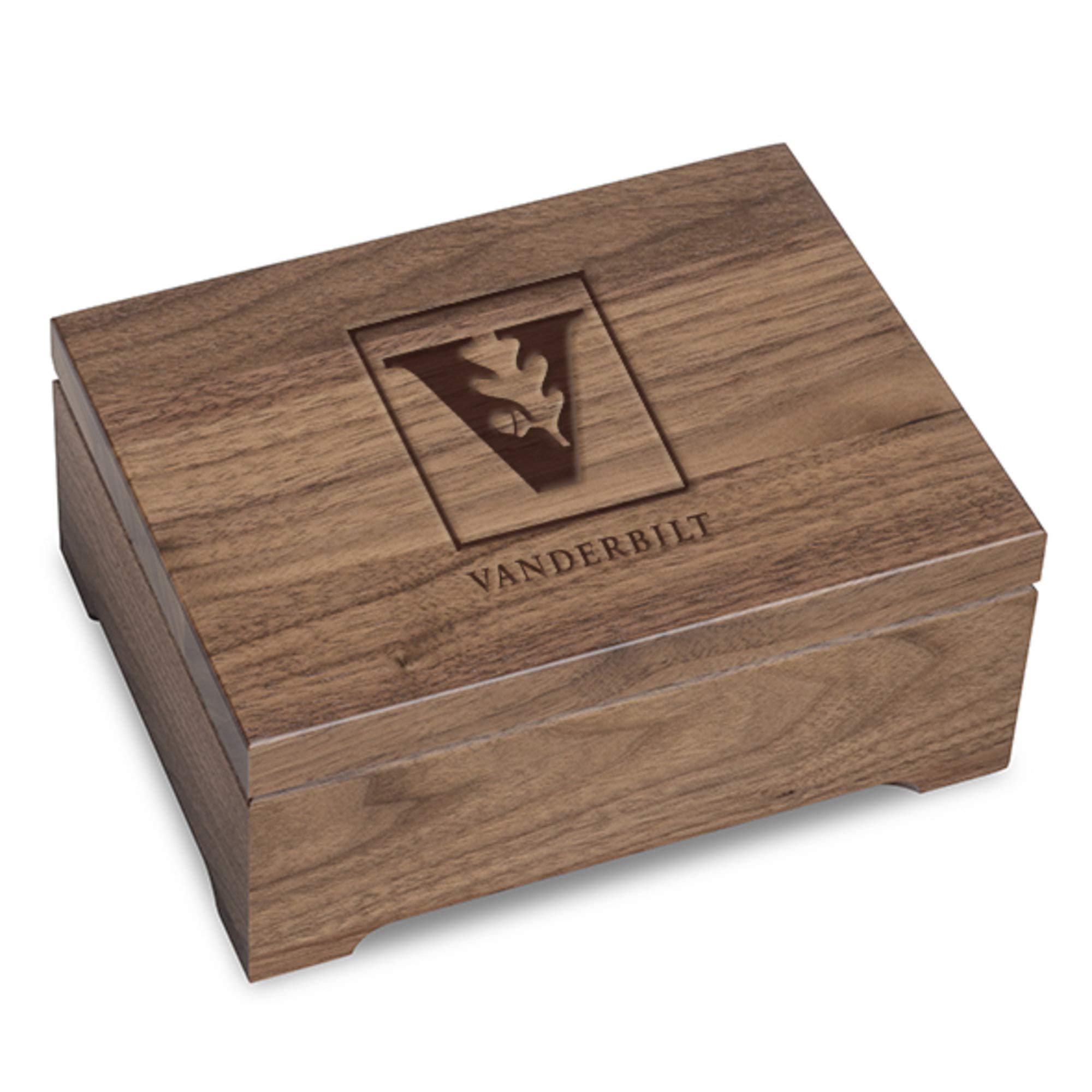 M. LA HART Vanderbilt University Solid Walnut Desk Box