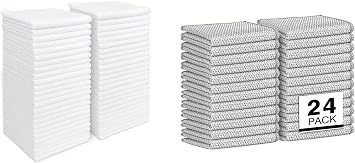 AIDEA Multipurpose Wire Dishwashing Rag for Wet and Dry, 24PK Multipurpose Cleaning Pads, Steel Scrubber Non-Scratch Wire Dishcloths for Cookware, Sinks, Dishes, Stove Tops-7"8"