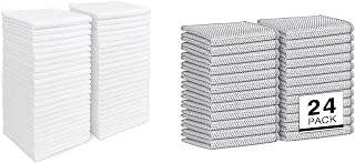AIDEA Multipurpose Wire Dishwashing Rag for Wet and Dry, 24PK Multipurpose Cleaning Pads, Steel Scrubber Non-Scratch Wire Dishcloths for Cookware, Sinks, Dishes, Stove Tops-7"×8"