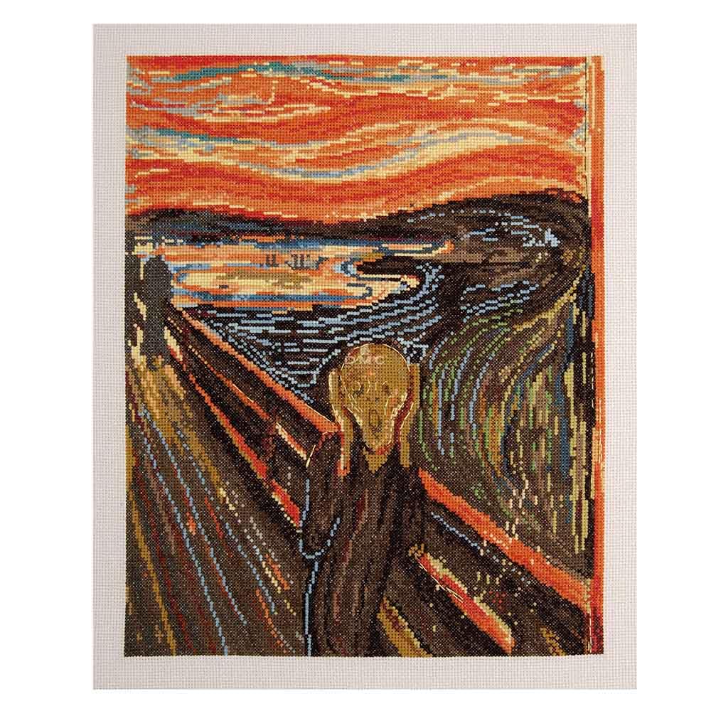 DMC - Edvard Munch's Scream, Advanced Cross Stitch Kit