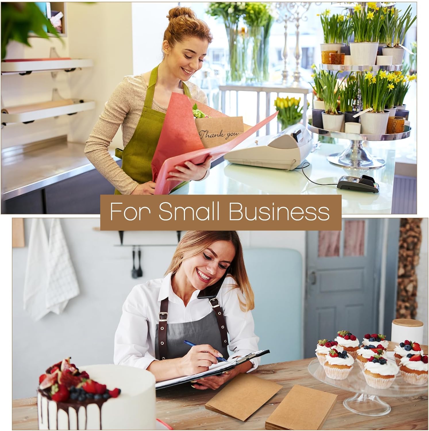 Fainne 1000 Pack Brown Envelopes Bulk, Kraft Envelopes for Invitation, 120 GSM Gift Card for Office, Gift, Party, Baby Shower, Wedding (A4,4.25 x 6.25")