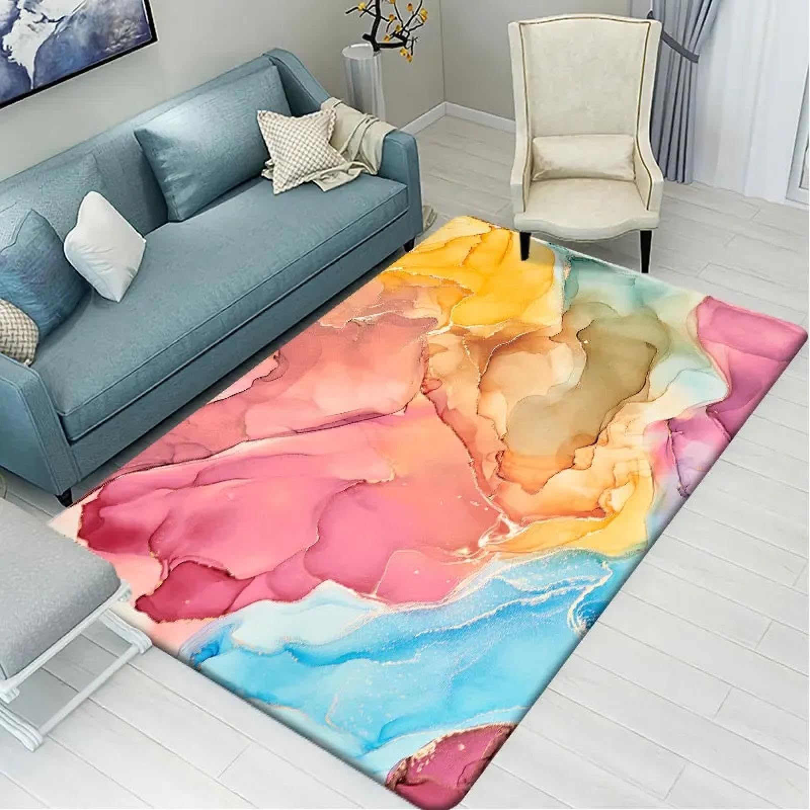 Alfombras para el hogar modernas de 80x120cm decoracion sala de estar y dormitorio antideslizante