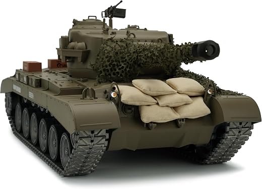 DIRACCOS Modified Edition 1/16 Remote Control US M26 Pershing Heavy Tank (Upgraded/Metal Road Wheels &amp; Tracks &amp; Sprocket W...