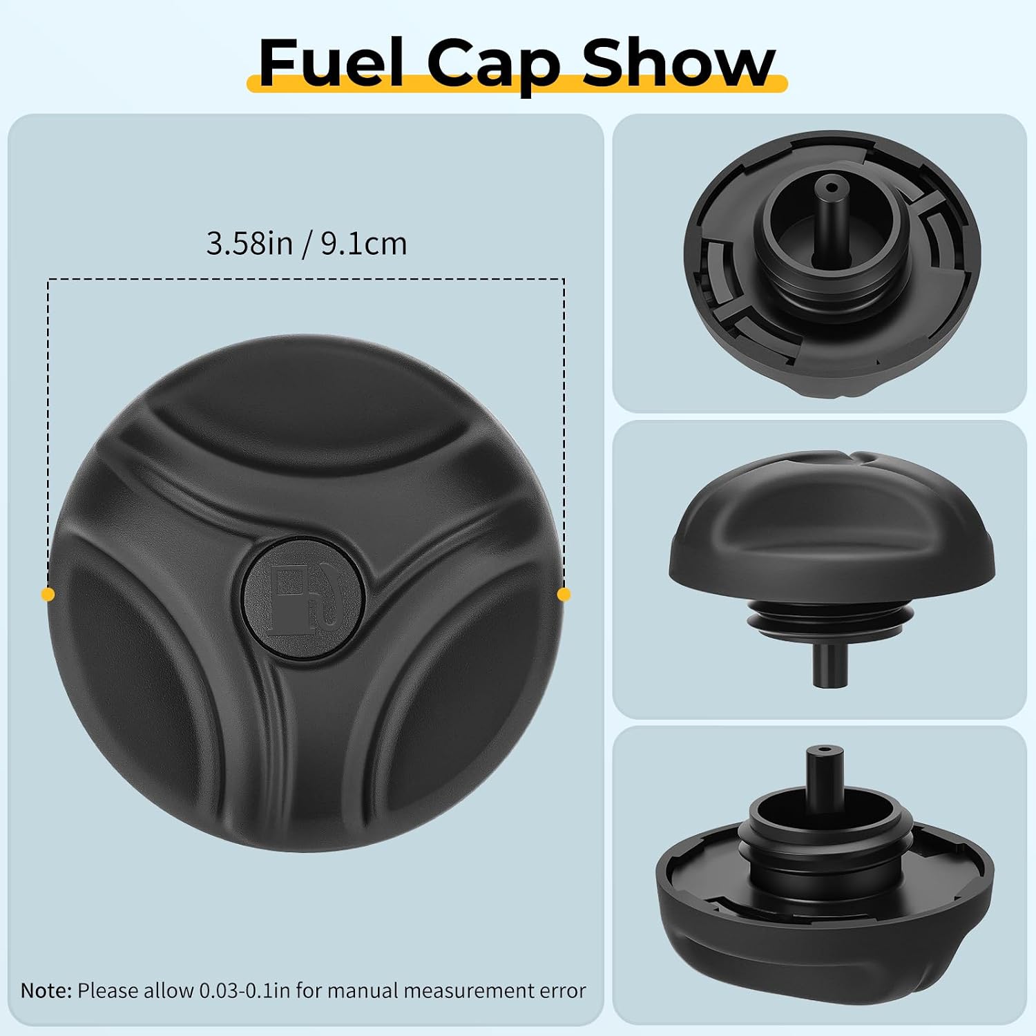 M MATI Fuel Cap Gas Cap for Sea-Doo GS GSI GSX GTI GTS GTX HX LRV RX RXP RXT SP SPI SPX XP X-20 3D Wake 155 215 C-hallenger Explorer Speedster Sportster 275500430 275500151 275500153 275500710