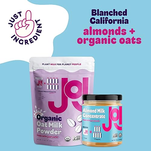 Miniatura 2 de Leche de avena instantánea en polvo y concentrado de leche de almendras sin azúcar por JOI