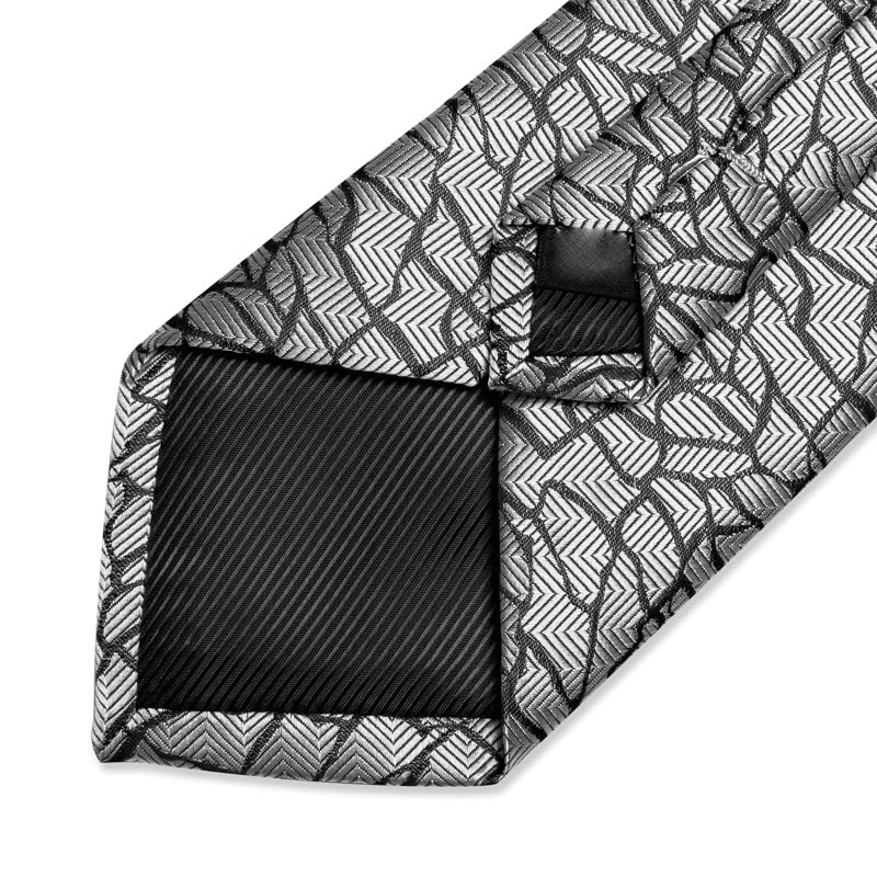 Corbata lisa a rayas para hombre 150 cm largo miniatura 5