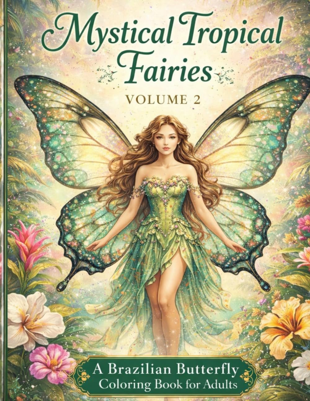 Mystical Tropical Fairies - Volume 2: A Tropical Butterfly Fairy Coloring Book Inspired by Brazilian Nature (Mystical Butterfly Fairies of Brazil)
