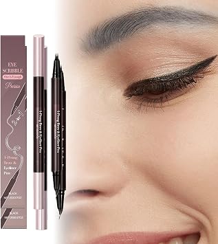 Brow Pencil 3.5g Double Ended Makeup Liner | Precise Eye Brow Makeup Pen for Date Nights Weddings Interviews Travel Outdoor Events Meetings Women Girls