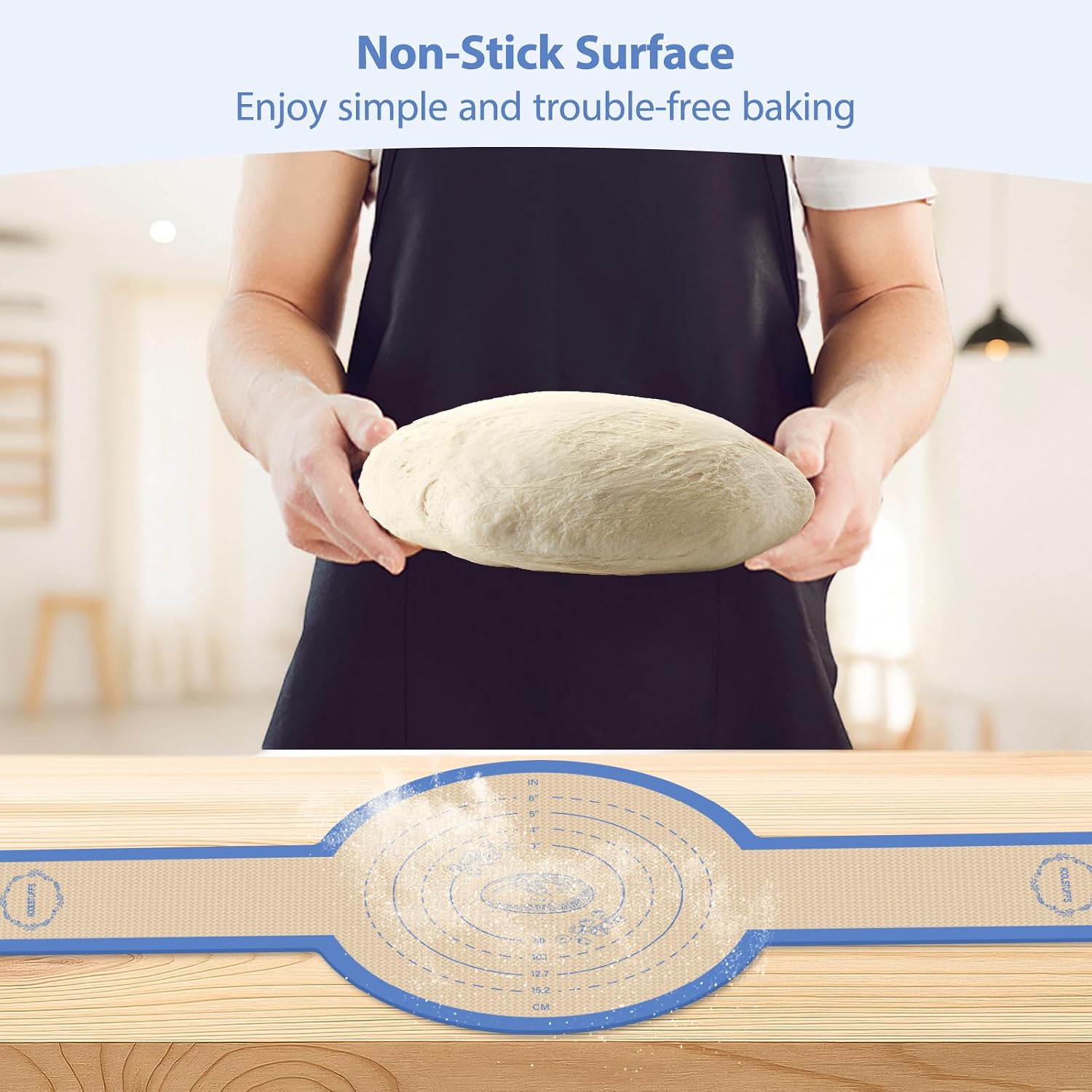 Koolstuffs Sourdough Silicone Bread Sling for Dutch Oven, 2 Pack