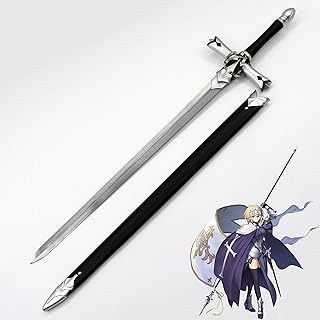 Yongli Sword FGO Fate Grand Order Joan of Arc Jeanne d'Arc Alter Japanese Anime Game Cosplay Replica Carbon Steel Sword (W...