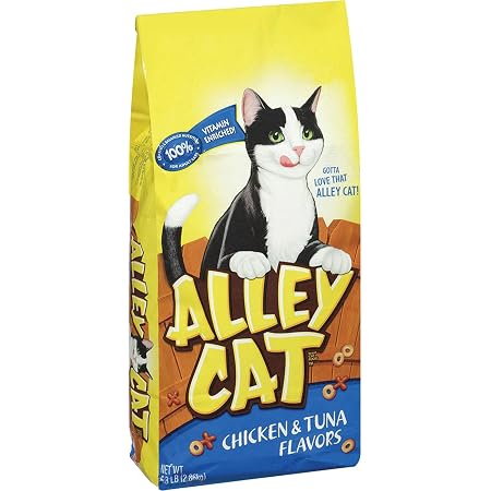 Amazon Com Alley Cat Chicken Tuna Flavors Dry Cat Food 13 3 Pound Pet Supplies