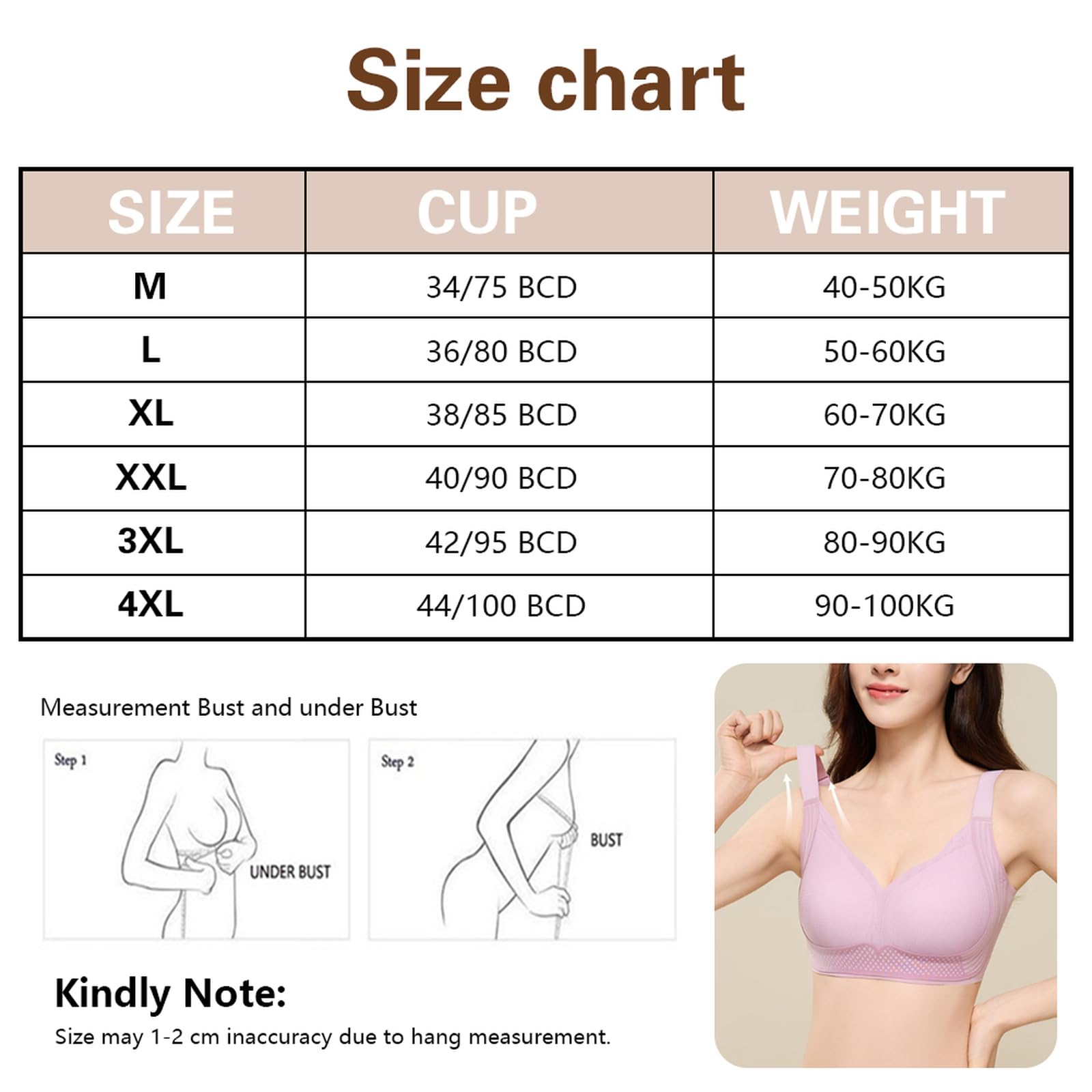 Sport BH große brüste starker Halt leichte Unterstützung Push up BH High Elastizität Und Ultrakomfortabler Soft Tshirt Schlaf Bra