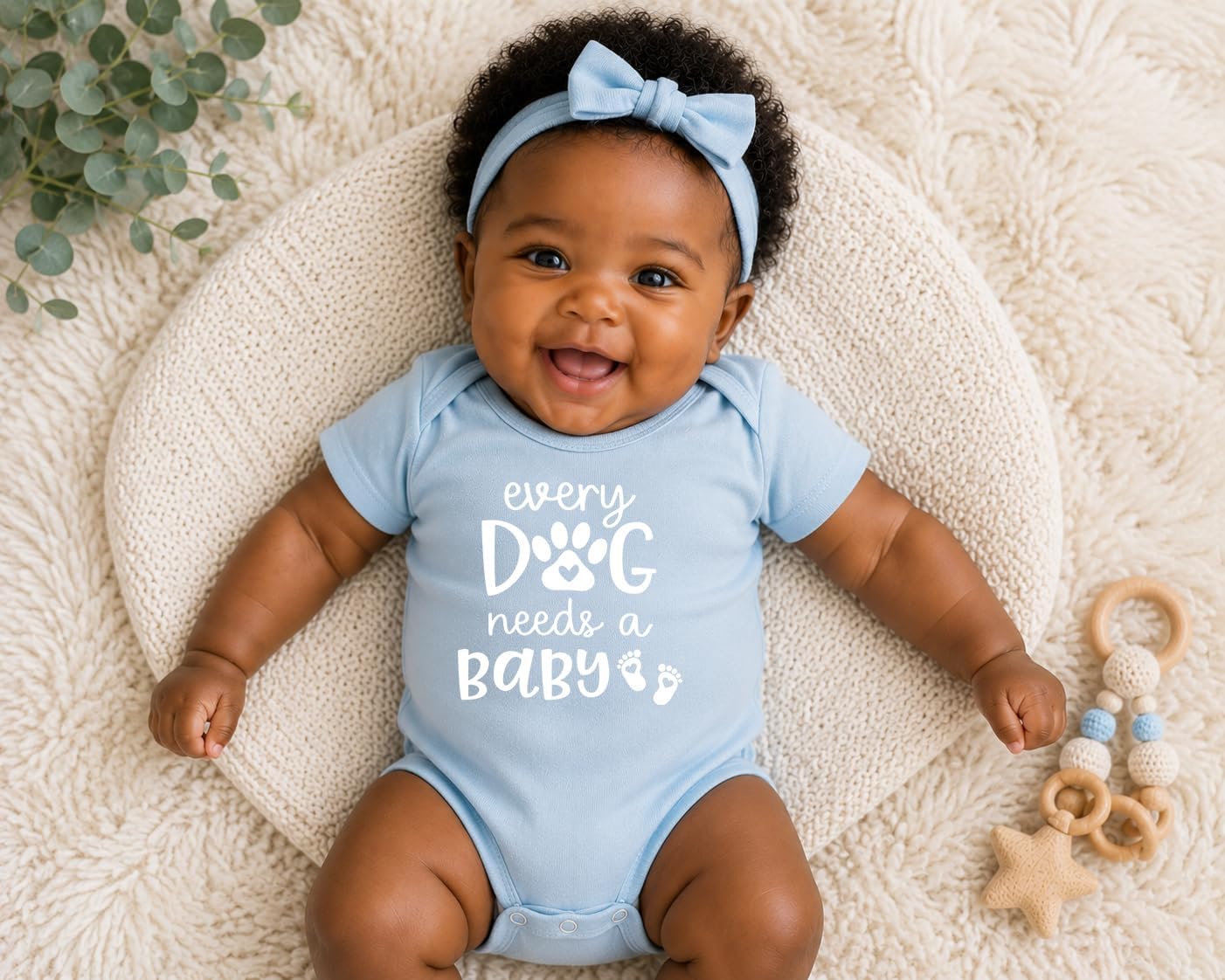CBTwear Every Dog Needs a Baby Funny Family Pet Baby Bodysuit