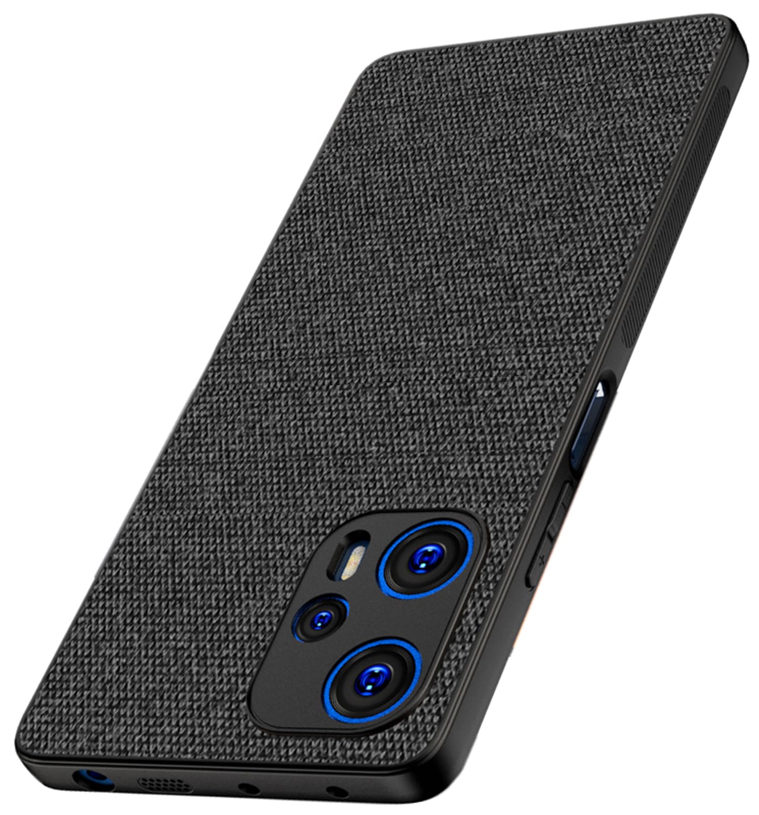 Kapa Soft Full Fabric Protective Back Case Cover for Poco F5 | Shockproof Slim Hard Anti Slip Back Case (Black) (B0CHMN18SG) Amazon Price History, Amazon Price Tracker