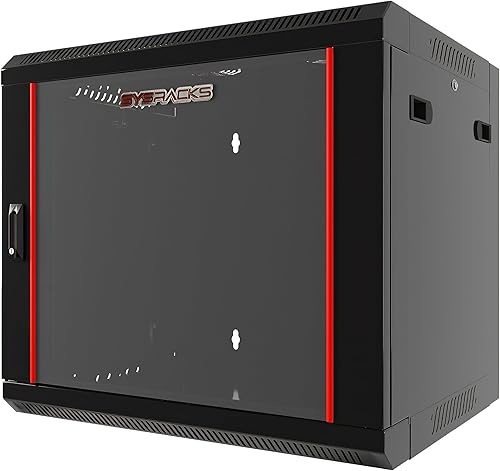 Miniatura 11 de Sysracks Rack para servidores - Montaje en Pared, Negro, 6U, 18" Profundidad, Compatible con Servidor, Metal