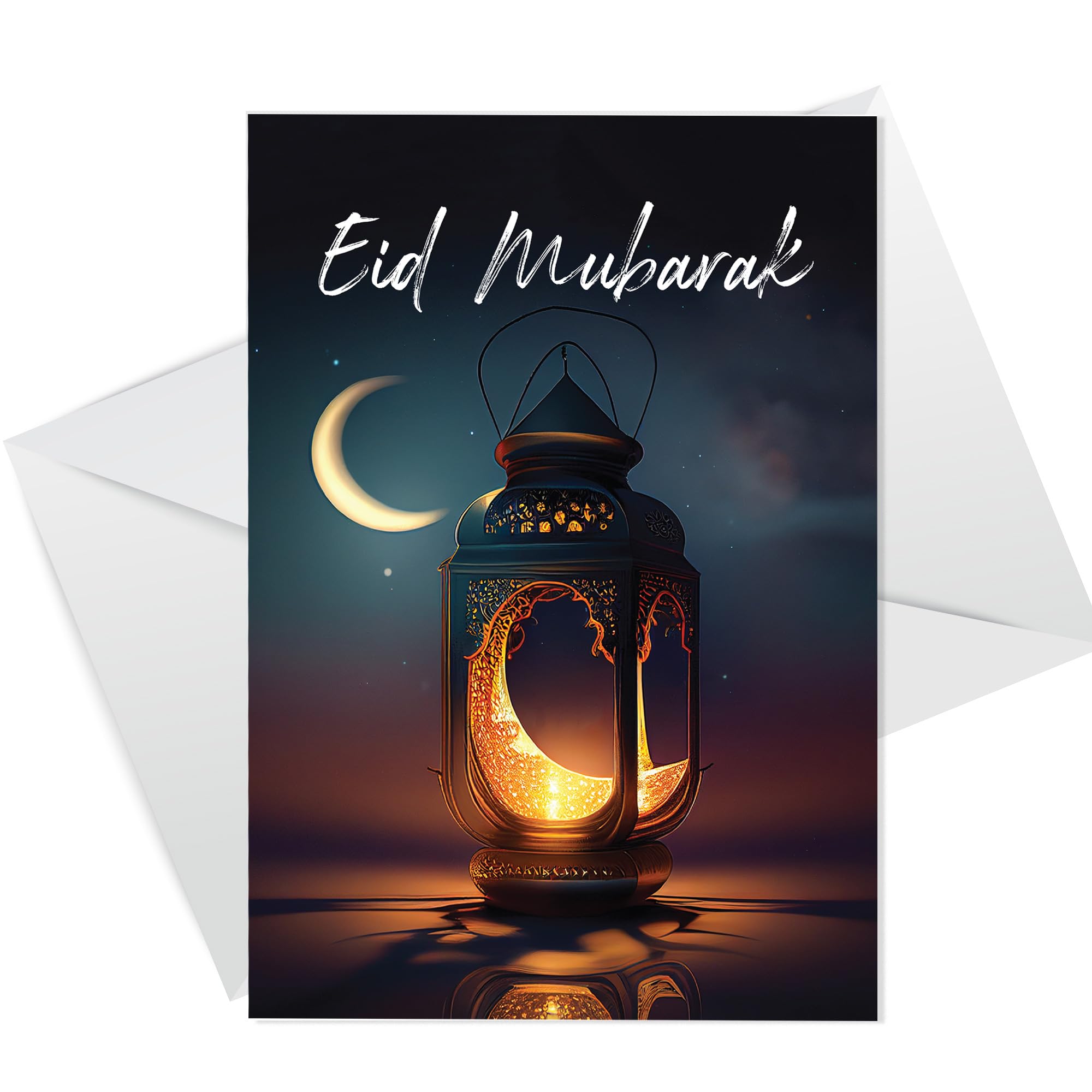 RED OCEAN Eid Mubarak Card Ramadan Greetings Card For Friends Family Kids Eid Mubarak Islamic Card Special Card Ramadan Card With Envelope