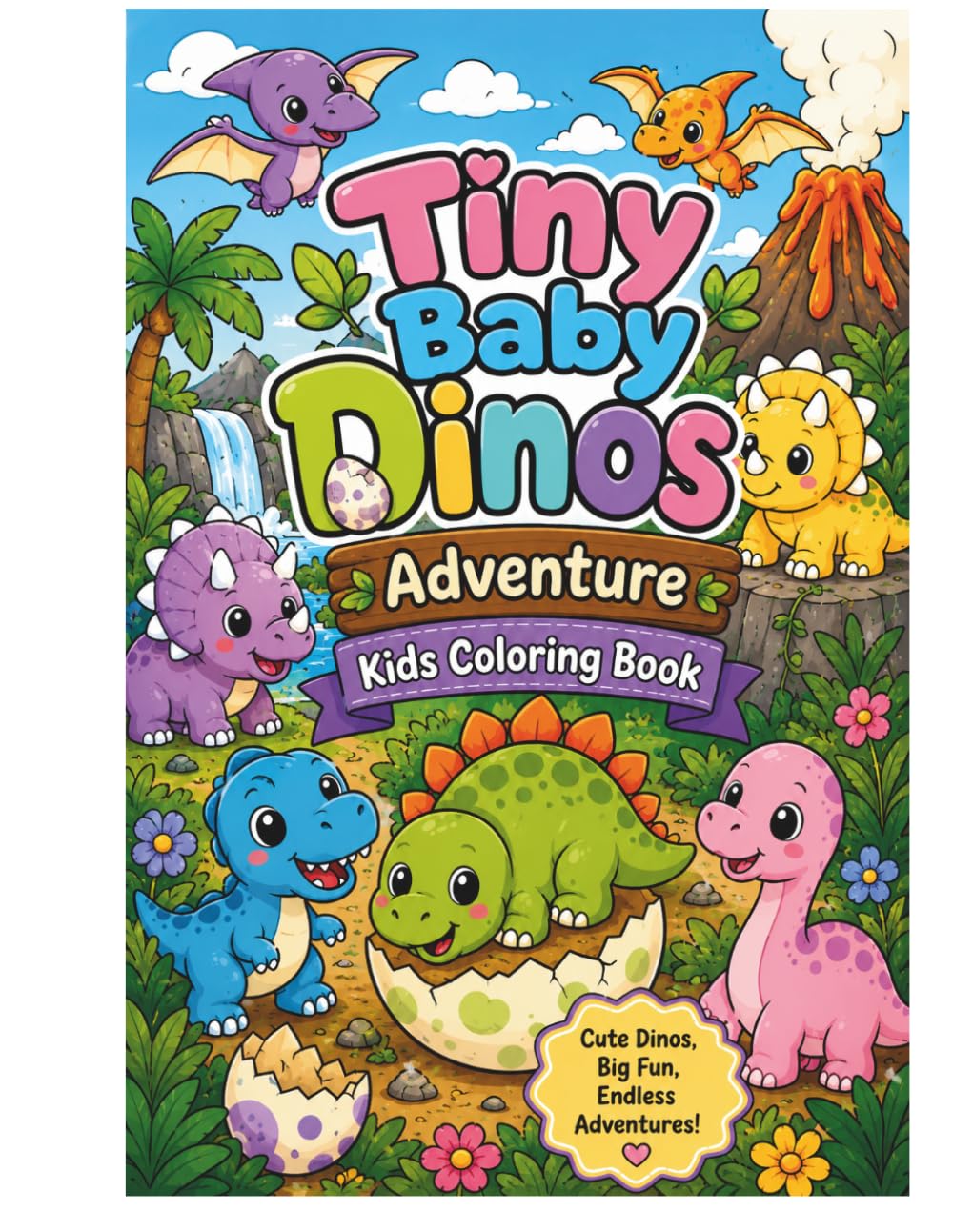 Tiny Baby Dinos: Kids Adventure Book