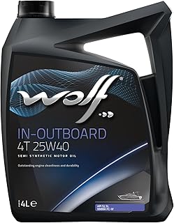 Wolf Marine Oils In-Outboard 4T 25W40-4L
