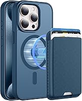 Vista 40 de Funda magnética para iPhone 12 Pro Max con cartera desmontable, compatible con MagSafe, soporte para tarjeta de crédito con funda protectora delgada