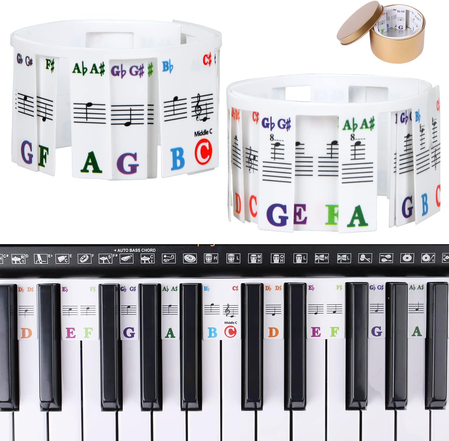 McGrey LK-6120-MIC Keyboard - Instapmodel met 61 Verlichte Toetsen