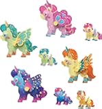 PINXIES Unicorn Creation Studio | Build 10 Magical Unicorns, Kids 3D Puzzle Toy - STEM Girl Toys Ages 6-7 and Up