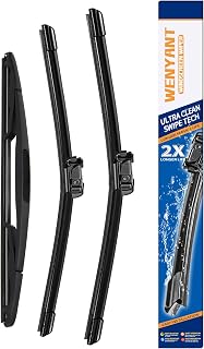 24"/21"/11" Windshield Wipers Compatible with GMC Acadia 2007-2011 Saturn Outlook 2007-2010 Front and Rear Wiper Blades for My Car Original Equipment Automotive Replacement (Set of 3)