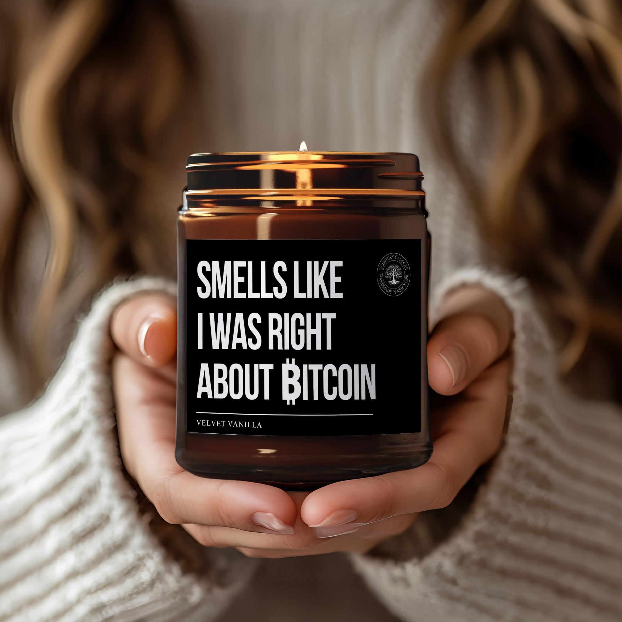 Amazon.com: Bitcoin Candle Smells Like I was Right About Bitcoin, 100% Soy  Wax Candle, Bitcoin Merch, Crypto Gift Scented Candle, Funny Gift for  Trader, Handmade in The USA : Home & Kitchen