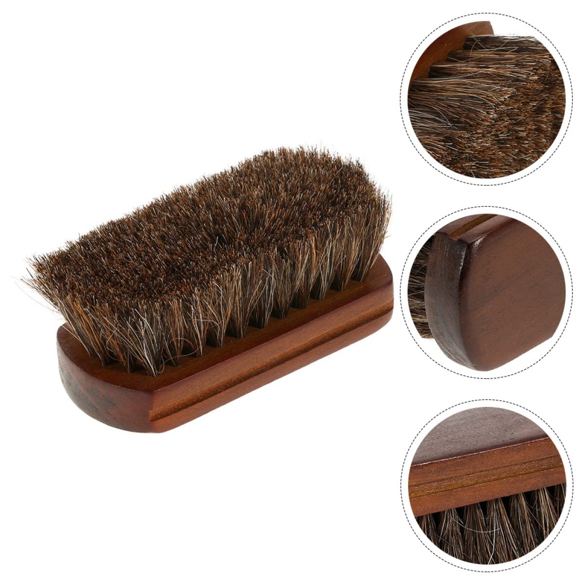 AUTSUPPL Beard Brush for Men Wooden Handle Brush Perfect for Shaving and Grooming Ritual