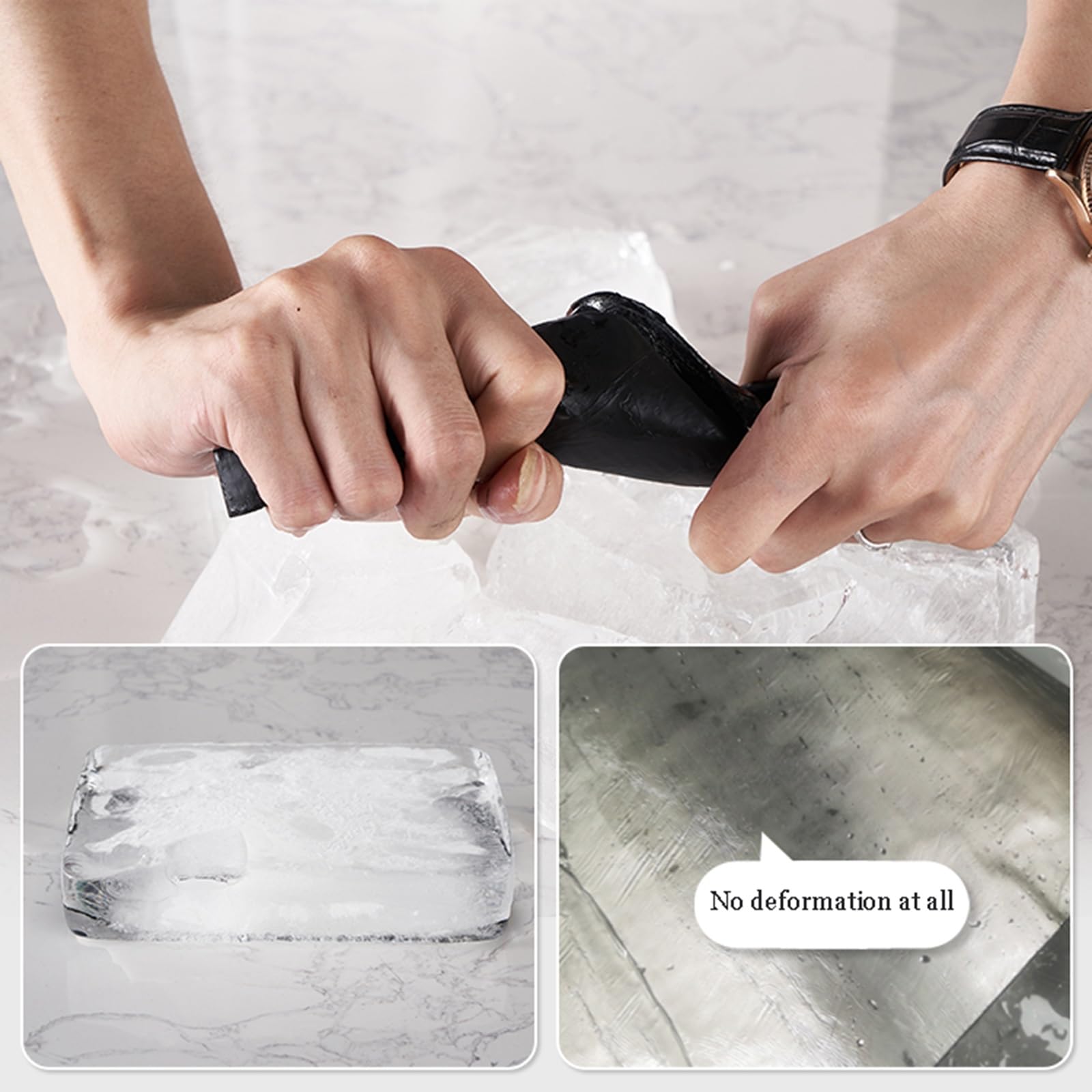 Tela Asfaltica Autoadhesiva，Cinta de Sellado de butilo y butilo, Cinta bituminosa de Aluminio, for goteras, Grietas Superficiales, canalones y Agujeros(THK1.5mm/W0.3*L5m)