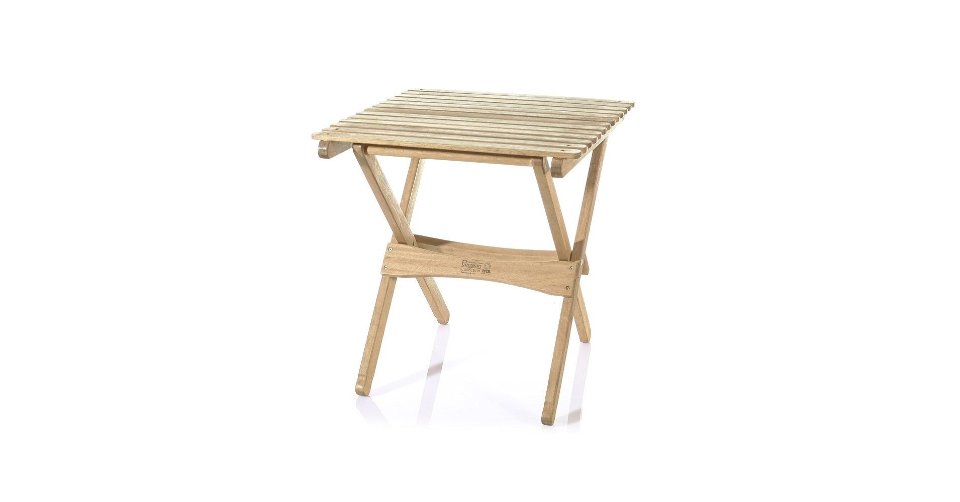 Amazon.co.jp: BYER OF MAINE パンゲアン折りたたみ木製サイドテーブル