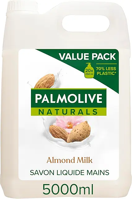 Savon liquide mains Palmolive Amande & Lait 5L - Distributeur de savon économique