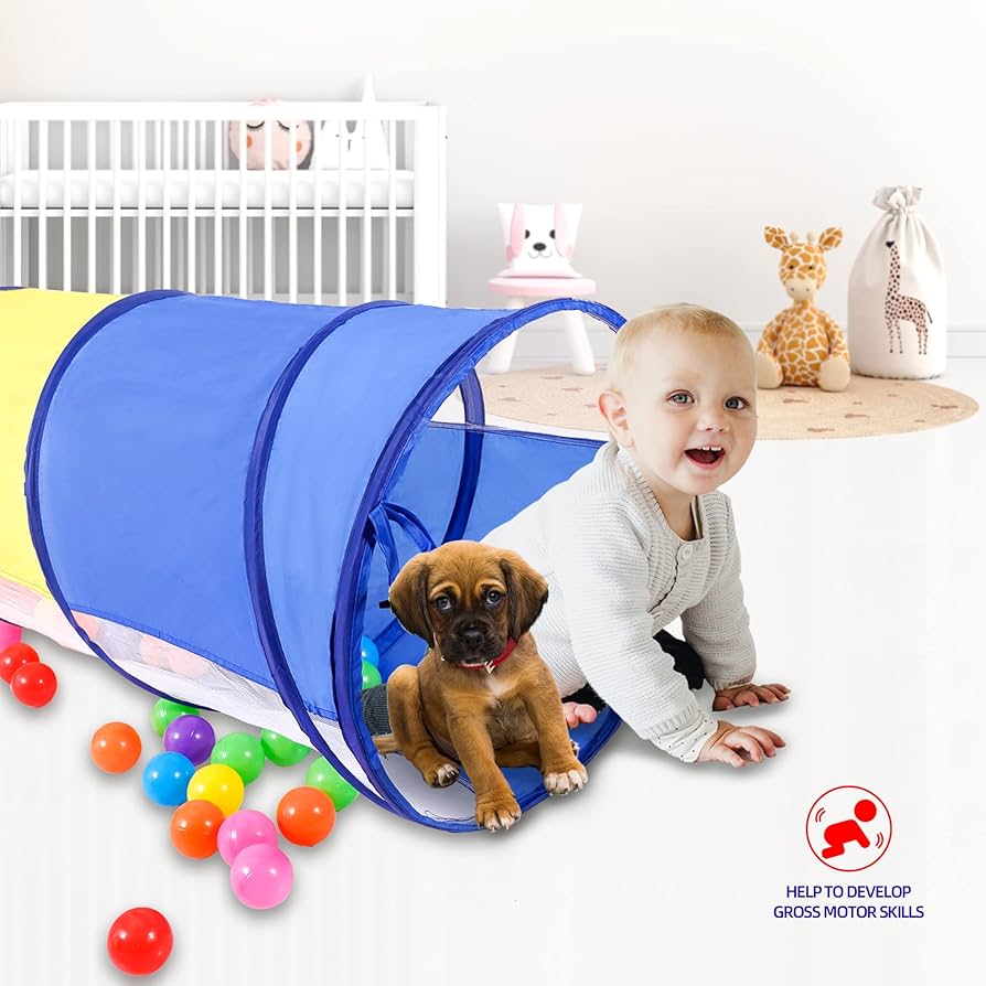 Amazon | 遊び用トンネル 幼児用 1~3歳 子供が触れるトンネル