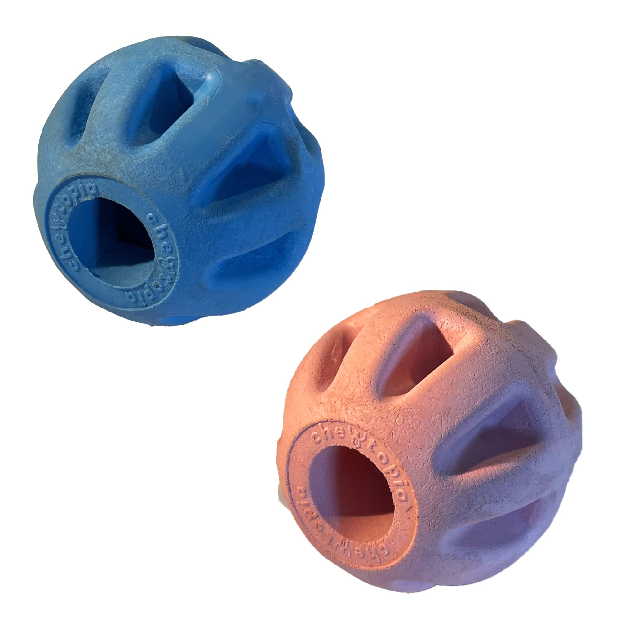 Classic Chewtopia Treat Ball Blue/pink (Pack Of 6) from B&Q