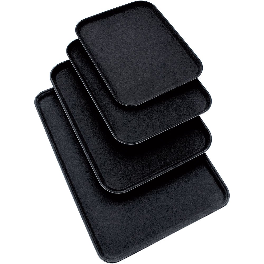 Bandeja antideslizante (65 x 45 cm), color negro
