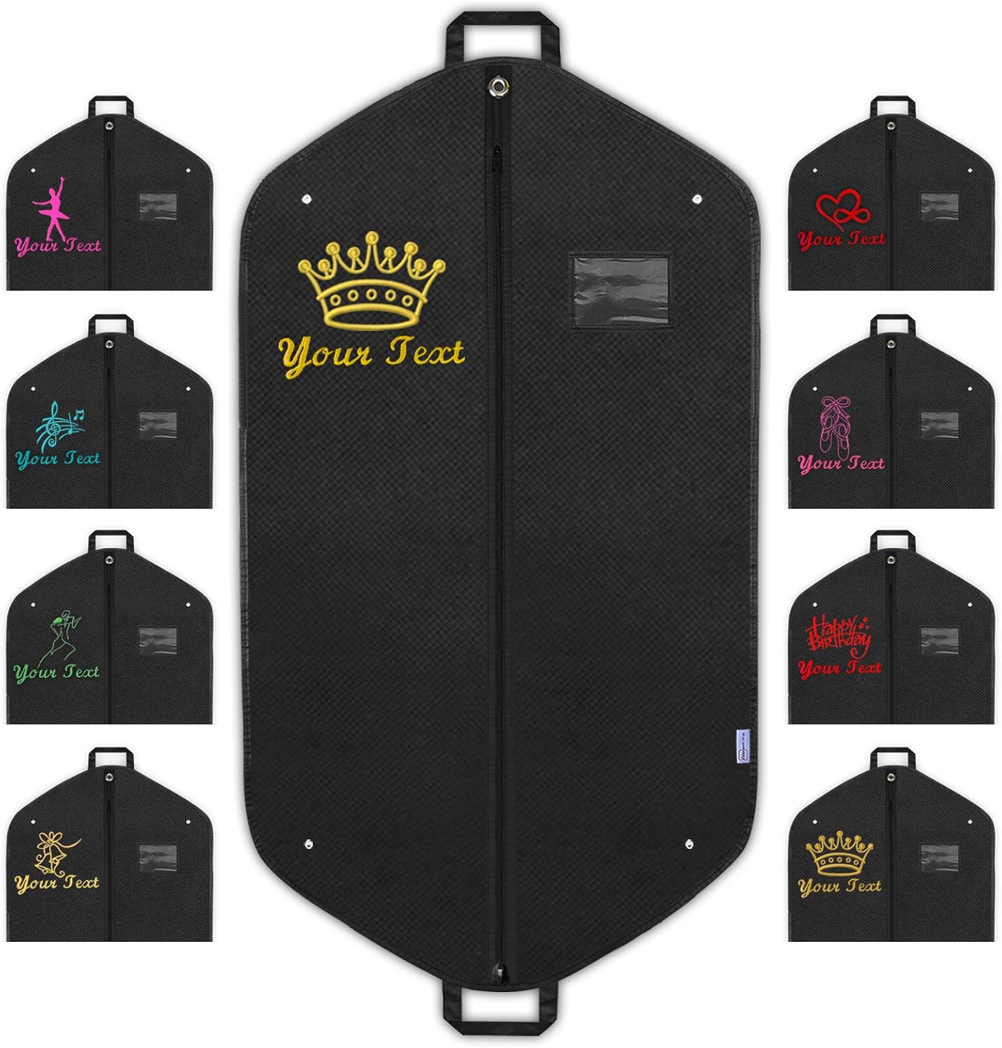 Personalised Embroidered Garment Bag 
