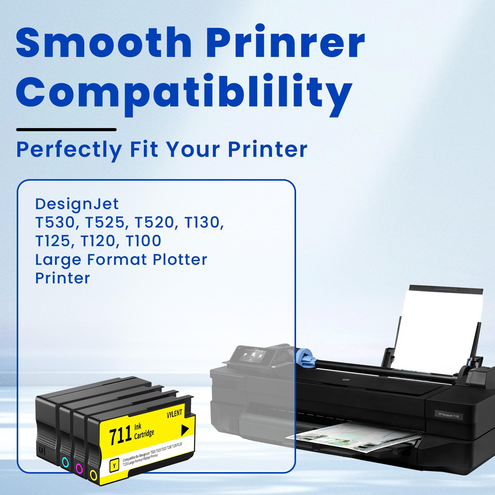 Amazon.com: 711 Ink Cartridge Bundle 711XL Ink CZ133A CZ130A