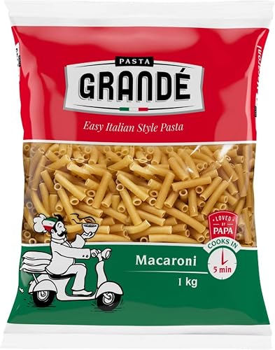 Pasta Grande Macaroni Pasta 1 Kg (Pack of 10)