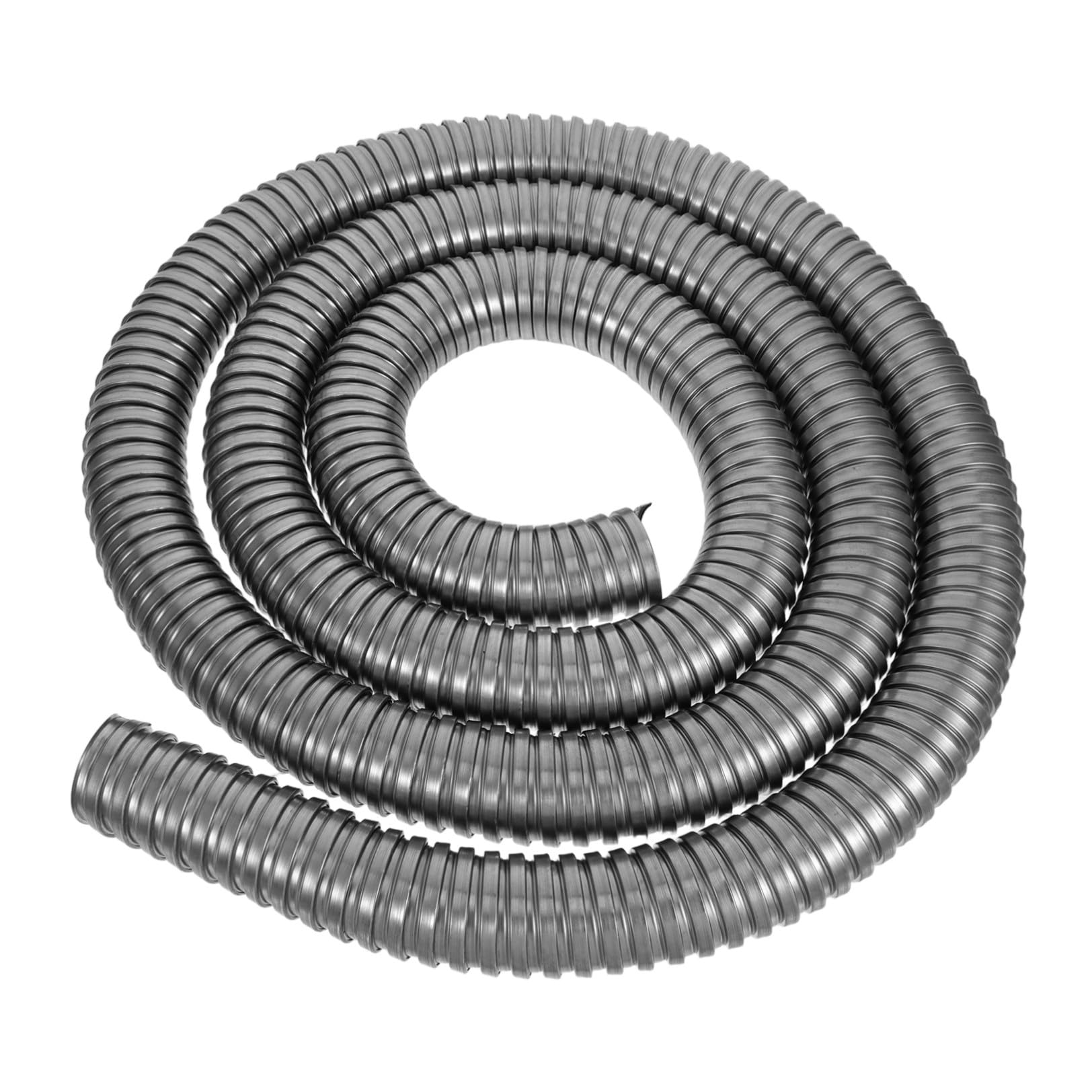 Tubo Corrugato in Acciaio Inox 304 Flessibile per Cavi, Argento | Protezione Esterna Resistente alle Intemperie, Antiruggine, per Cablaggi e Impianti in Ambienti Tecnici