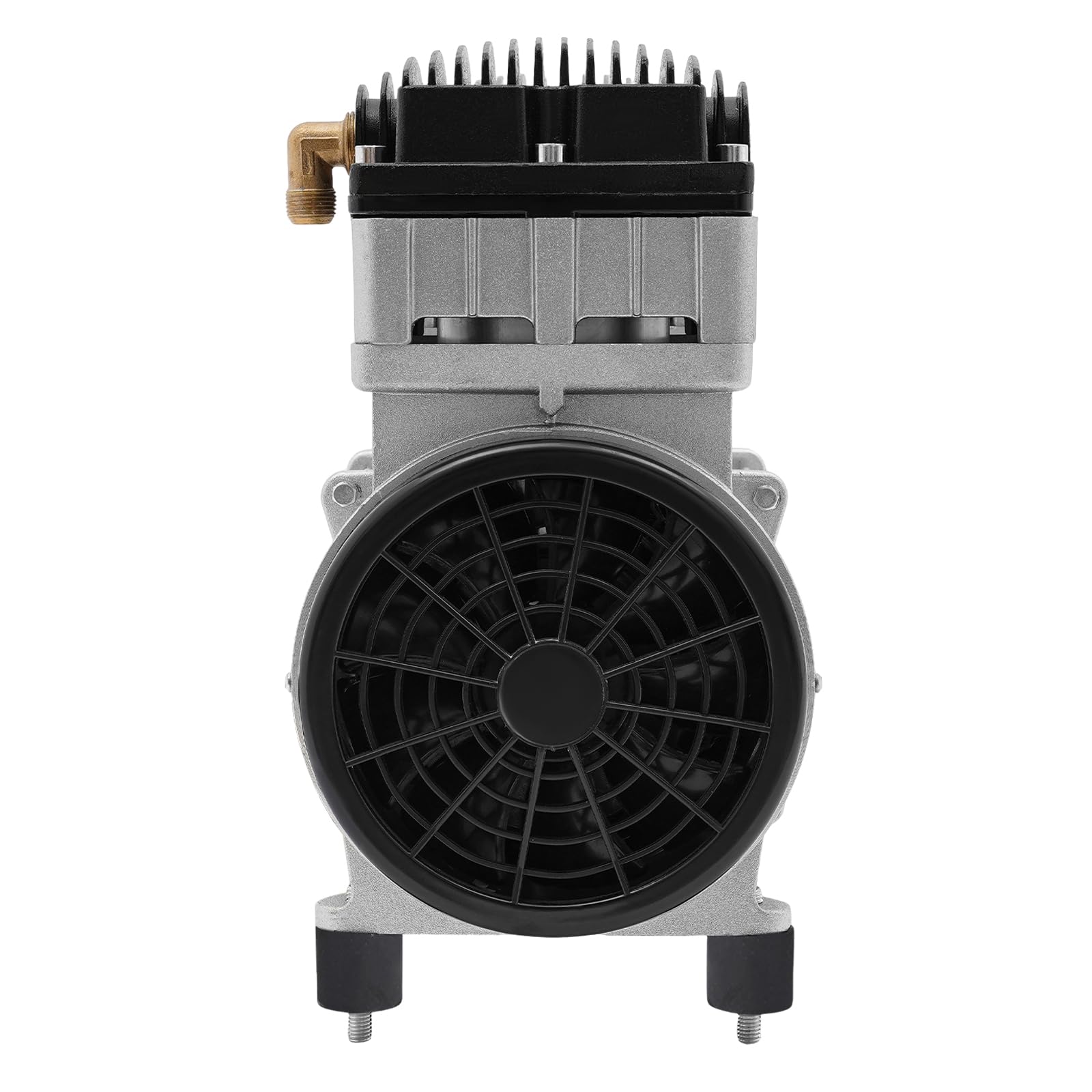 Compresor de aire con cabezal de bomba de 1500 W, con alambre de condensador, 1380 r/min, 140 l/min, 0,7 Mpa, con guardia de seguridad y 2 silenciadores