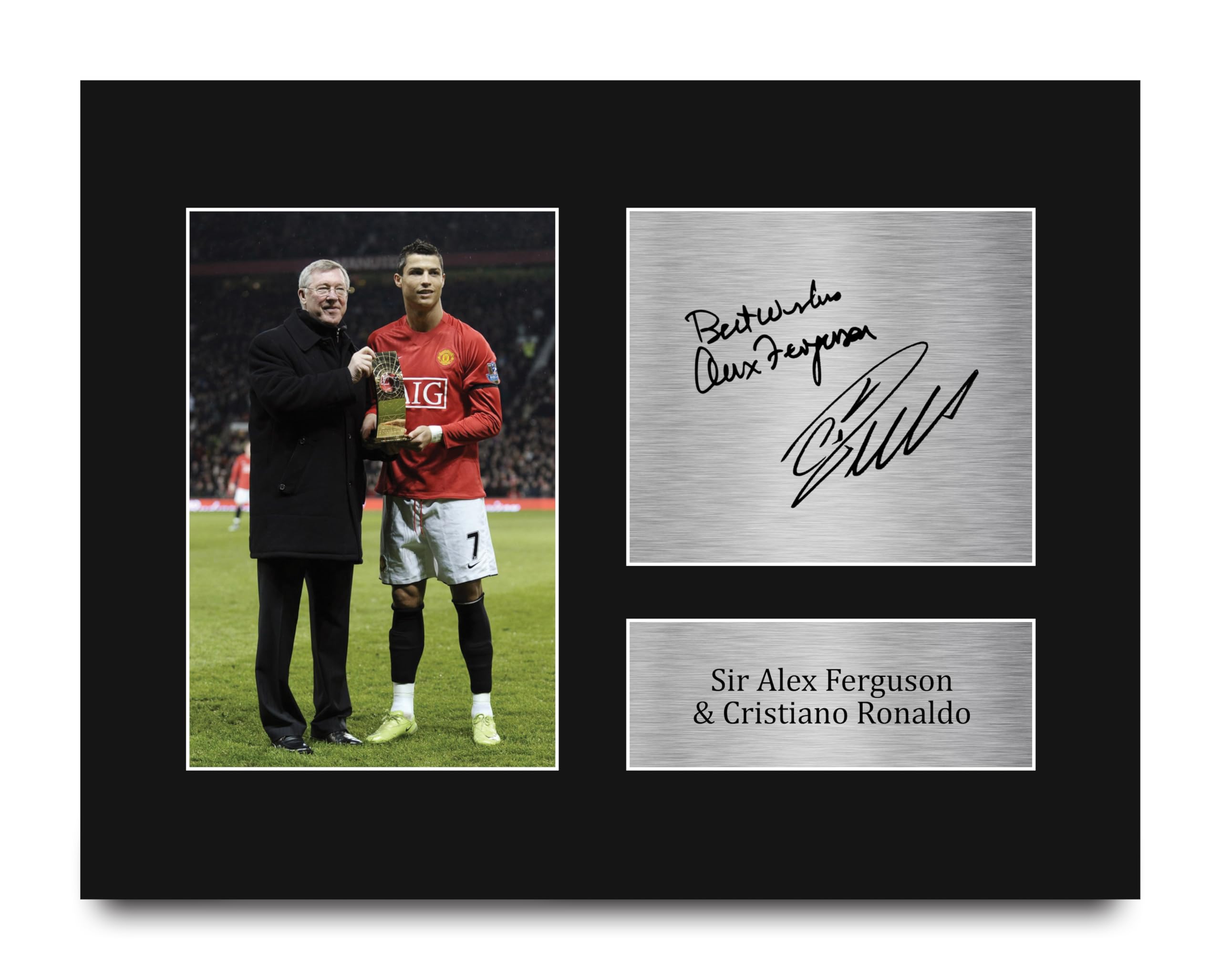 Amazon.com: HWC Trading Sir Alex Ferguson & Cristiano Ronaldo 