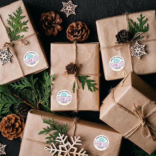 Miniatura 4 de Littlefa 1.5in por favor deja un comentario con pegatinas de diseño de color, pegatinas de agradecimiento, pegatinas de panadería, pegatinas hechas