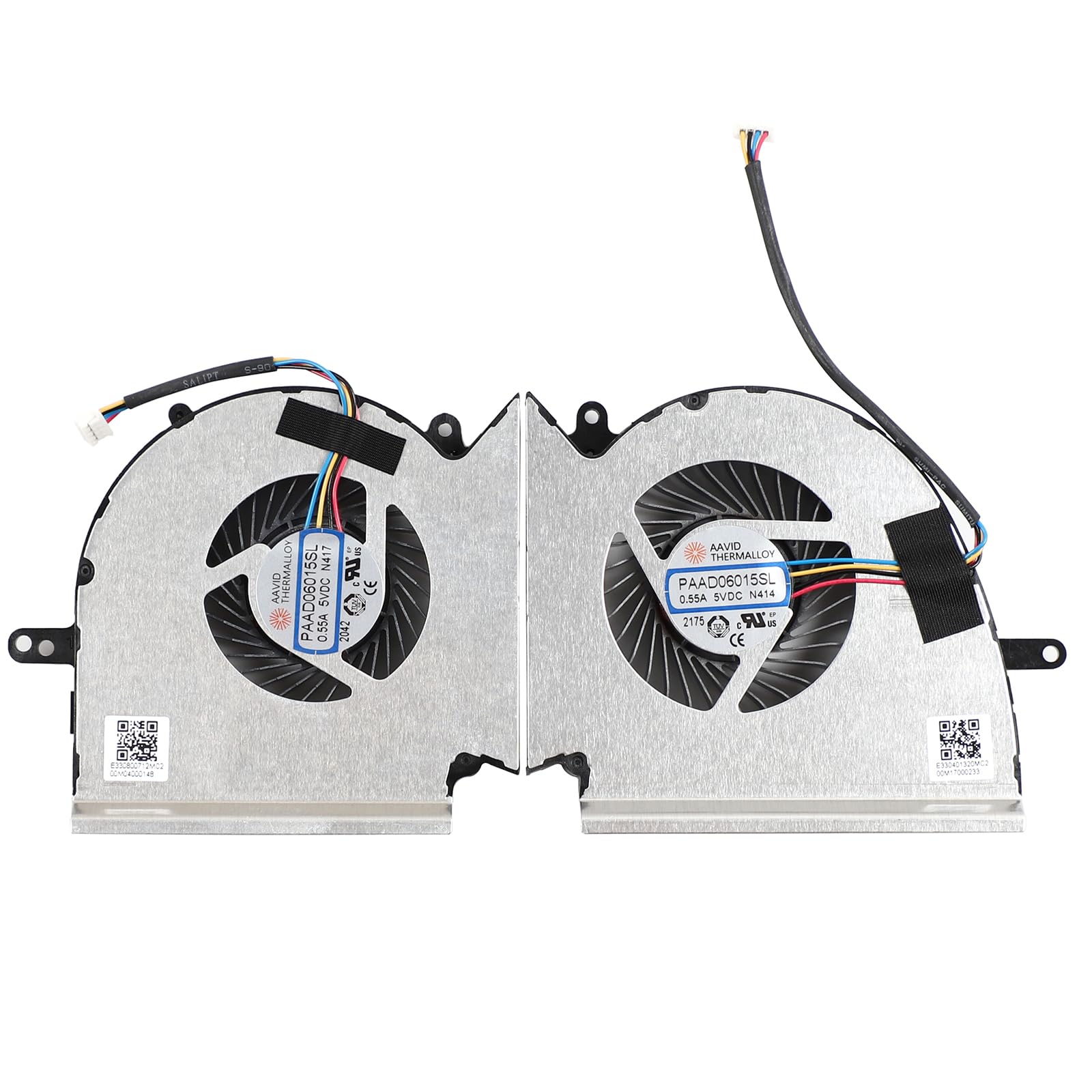 New CPU+GPU Cooling Fan for MSI GE75 Raider GP75 GL75 WE75 MS-17E7 MS-17E5 MS-17E4 MS-17E2 Series PABDD06015SL N414 PAADD06015SL N417 DC5V 0.55A Fan
