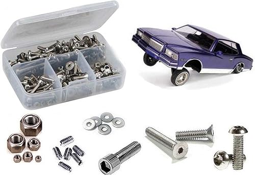 RC Screwz Kit de tornillos de acero inoxidable rer075 compatible con RedCat Racing 1979 Monte Carlo Lowrider