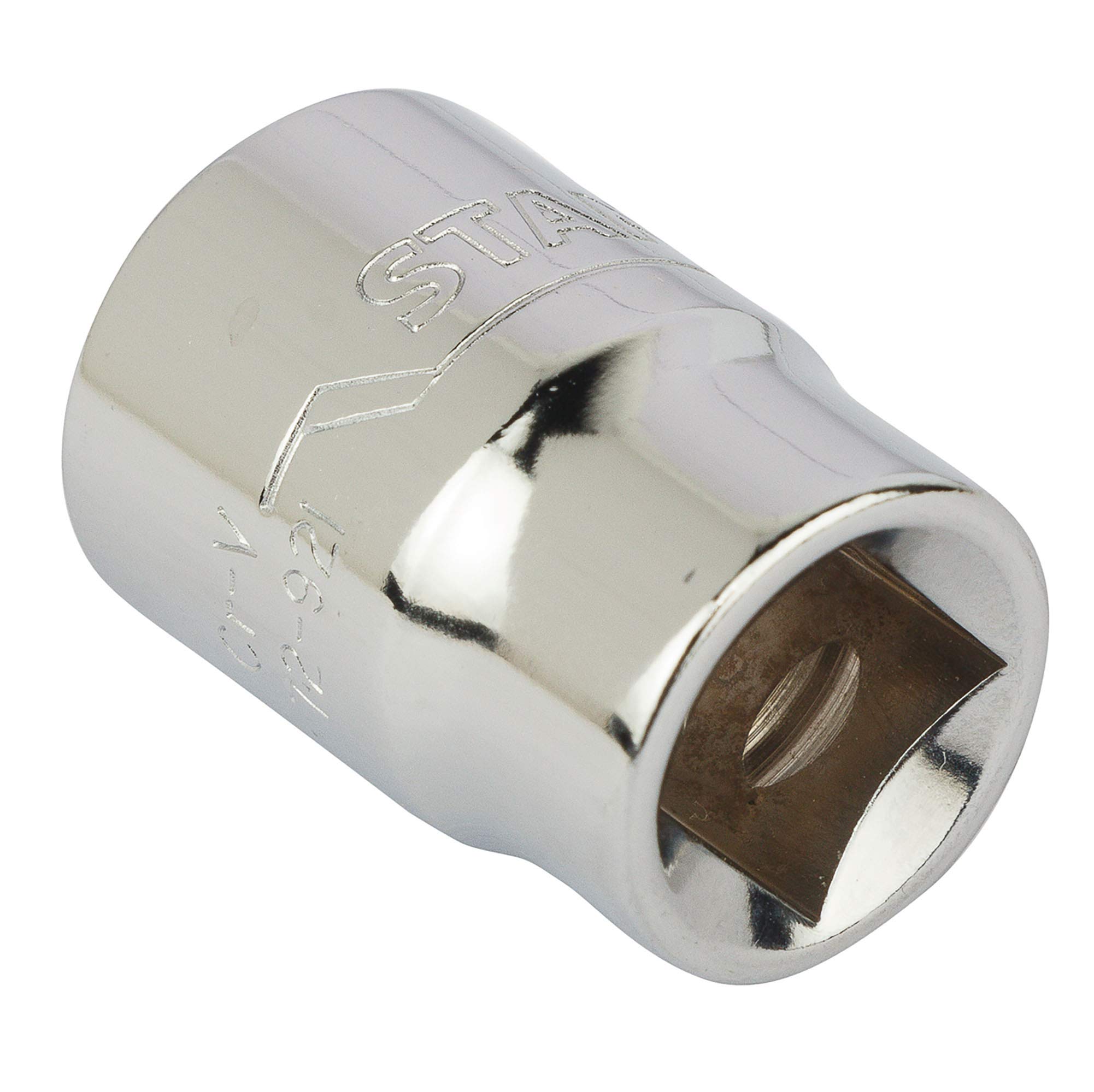 STANLEY STMT72921-8B 3/8-inch 13mm Chrome Vanadium Steel 6 Point Standard Socket (Silver) 1