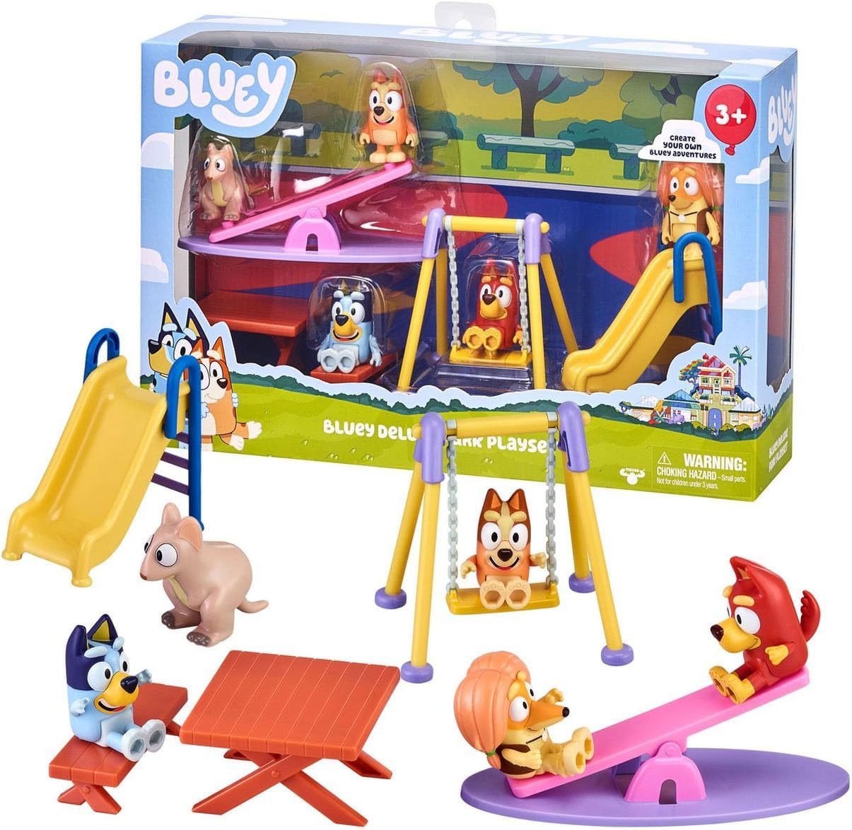 Moose Toys LLC Bluey Deluxe Park Playset Amazon.co.uk Toys & Games