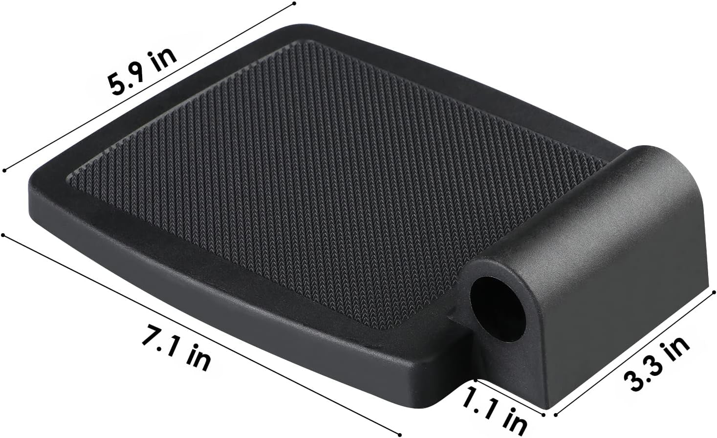 VcanFit Wheelchair Footplate, Universal Foot Leg Rests Footplate Equipment for The Drive Medical Rest Streak Wheelchair Footplate, 7/8" Universal Tube Mount Fits for Most Wheelchairs (1 pcs) : Health & Household